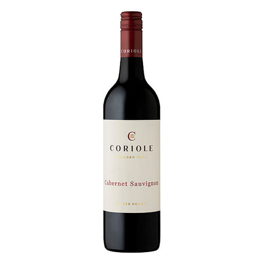 Coriole Estate Cabernet Sauvignon, a refined McLaren Vale red with blackcurrant, mint, and fine tannins.