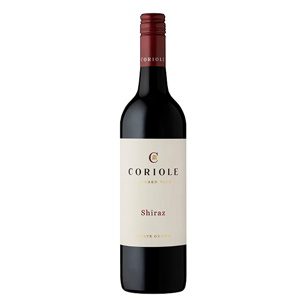 Coriole Estate Shiraz, a vibrant McLaren Vale red wine with plum, berry fruit, and fine tannins.