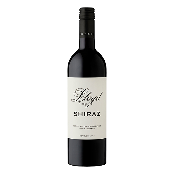 Coriole Lloyd Reserve Shiraz, a flagship McLaren Vale Shiraz with intense fruit concentration and long cellaring potential.