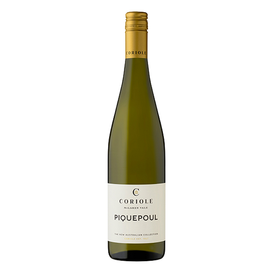 Coriole Piquepoul, a crisp and zesty McLaren Vale white with lemon, green apple, and mineral notes.