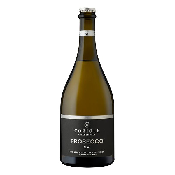 Coriole Prosecco, a lively and refreshing sparkling wine with crisp apple, citrus, and fine bubbles.