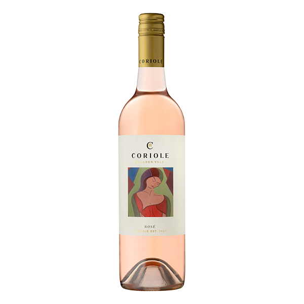 Coriole Rosé, a fresh and aromatic McLaren Vale rosé with wild strawberry, floral notes, and a dry finish.