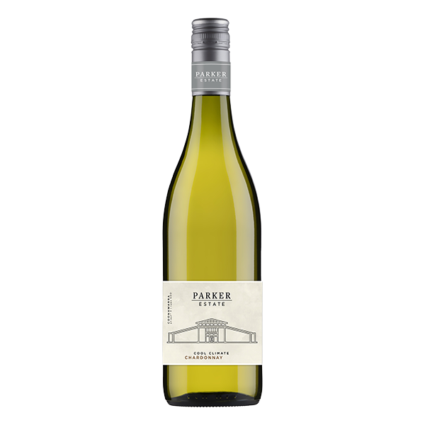 Parker Estate Cool Climate Chardonnay, a fresh and elegant white wine from Coonawarra, offering citrus, white peach, and subtle oak spice.